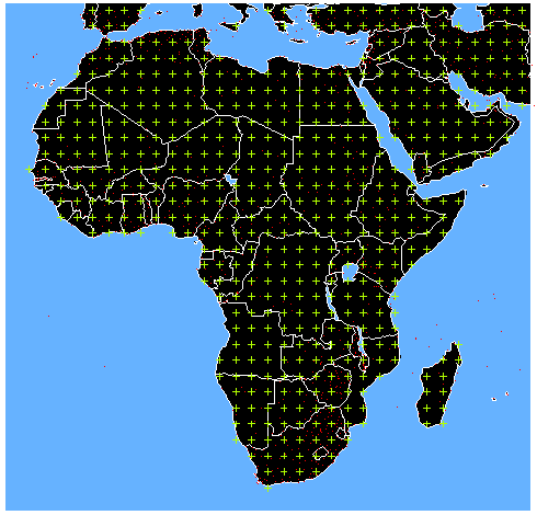 Map of western Africa