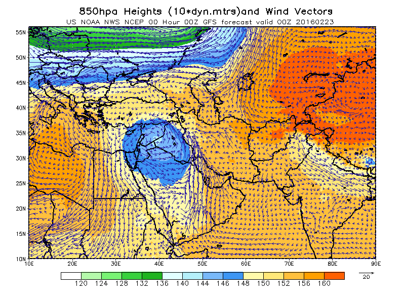 850hpa Geop.Heights