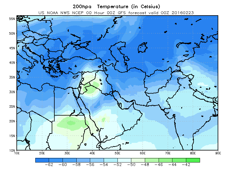 200hpa Temperature