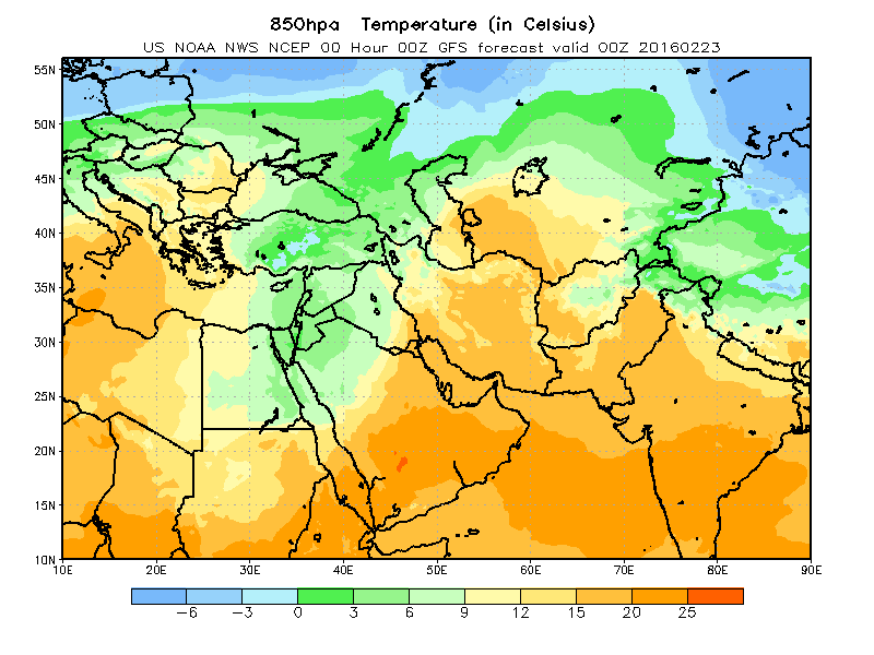 850hpa Temperature