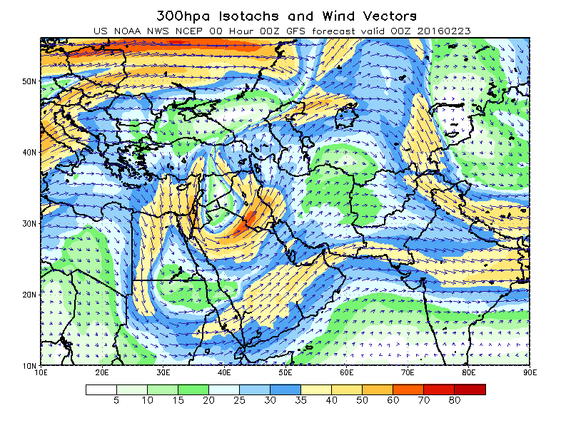300hpa Winds