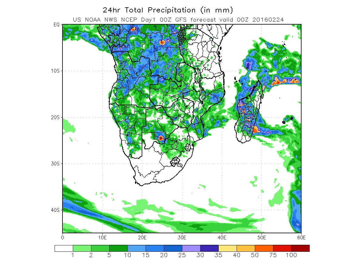 24 hour Total Precipitation