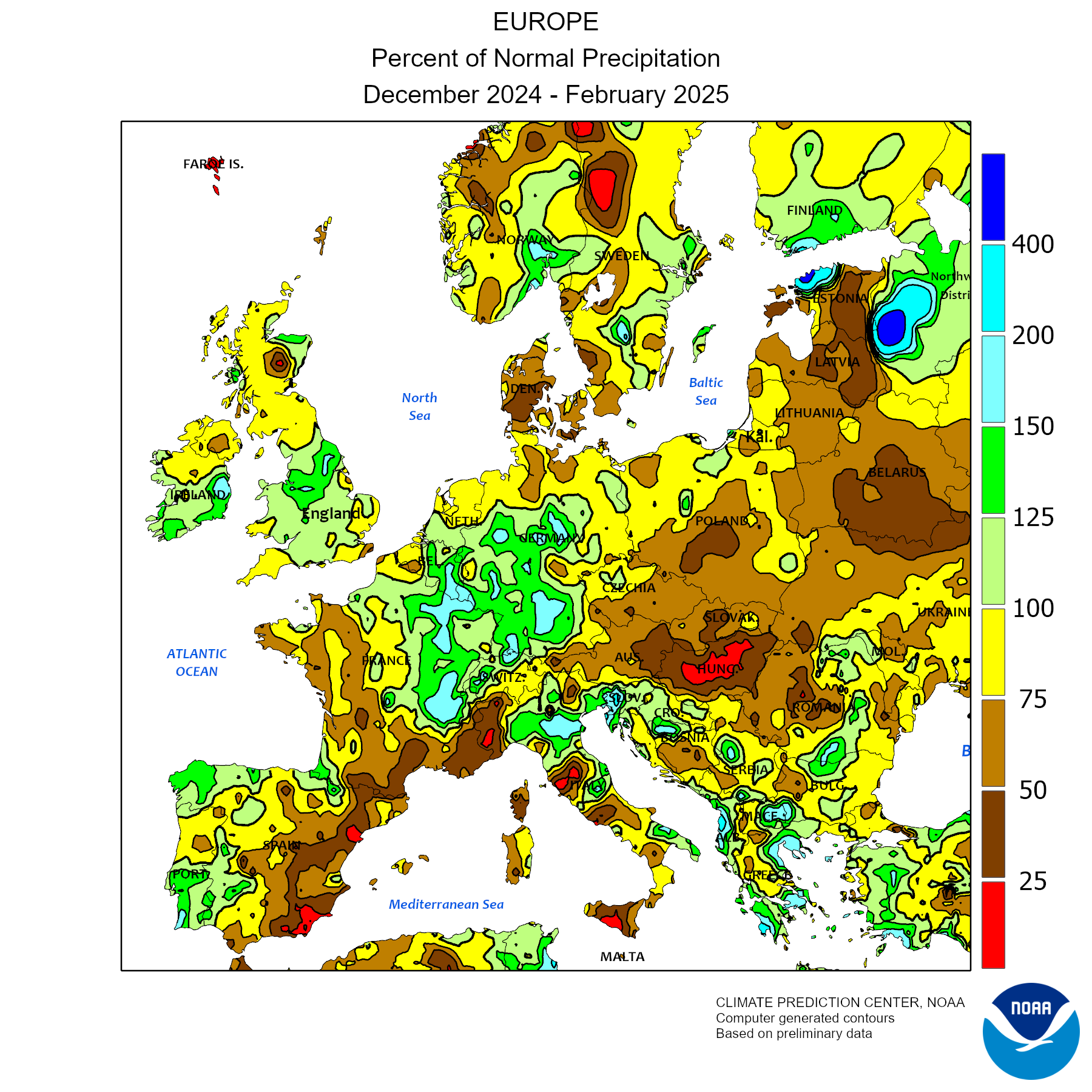 Totale Precipitazioni (ultima settimana)