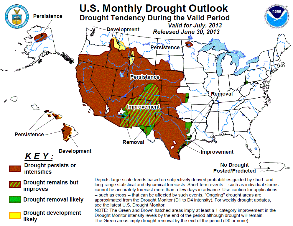Monthly Drought Outlook
