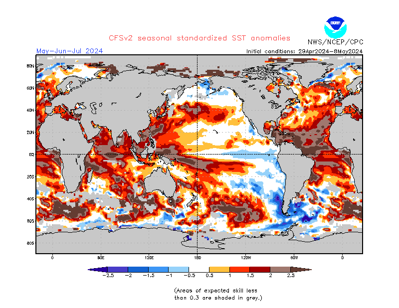 ASO SST Anomalies NOAA