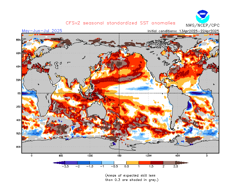 ASO SST Anomalies NOAA