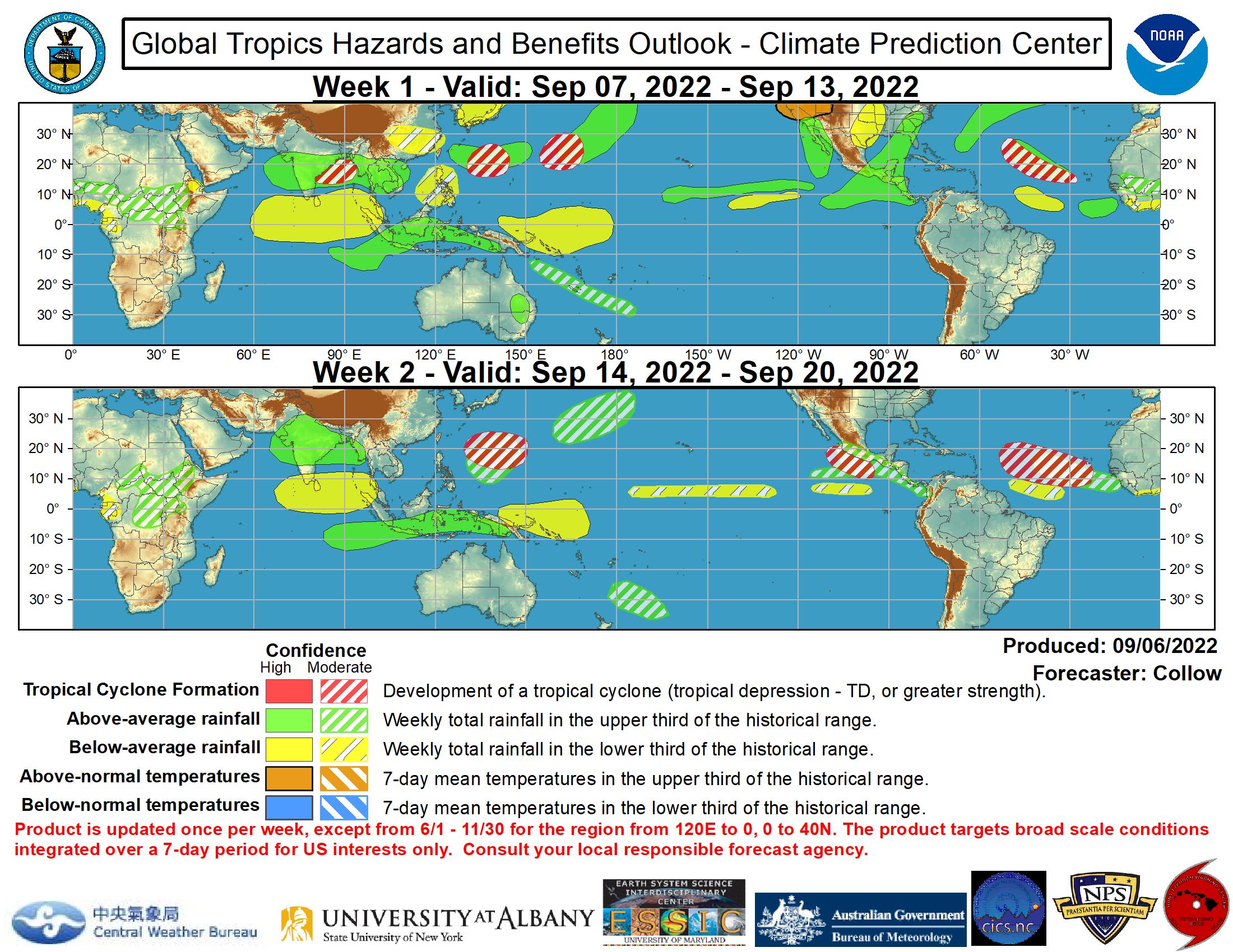 CPC Global Tropics Hazards and Benefits Outlook