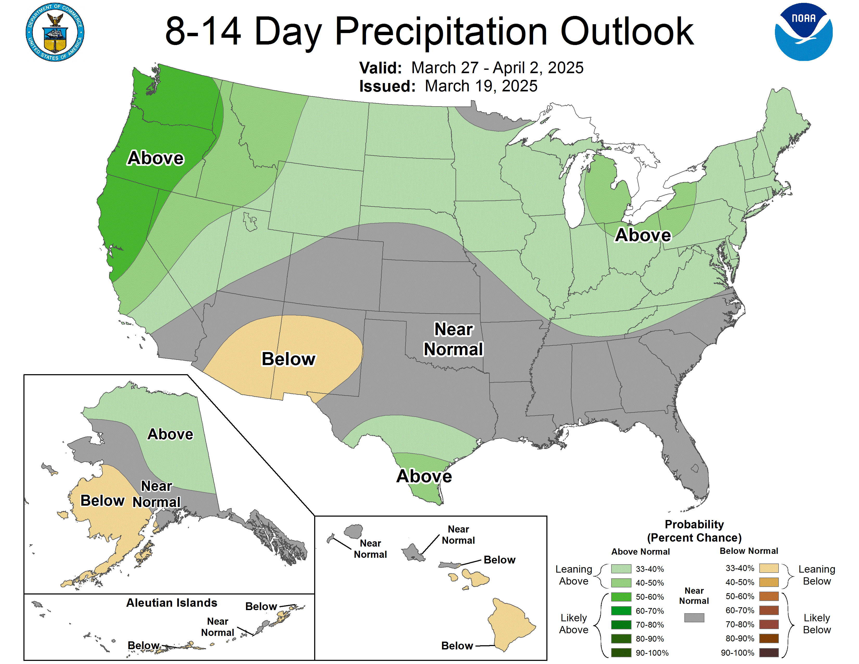 Curren 8 - 14 Day Precipitation Outlook