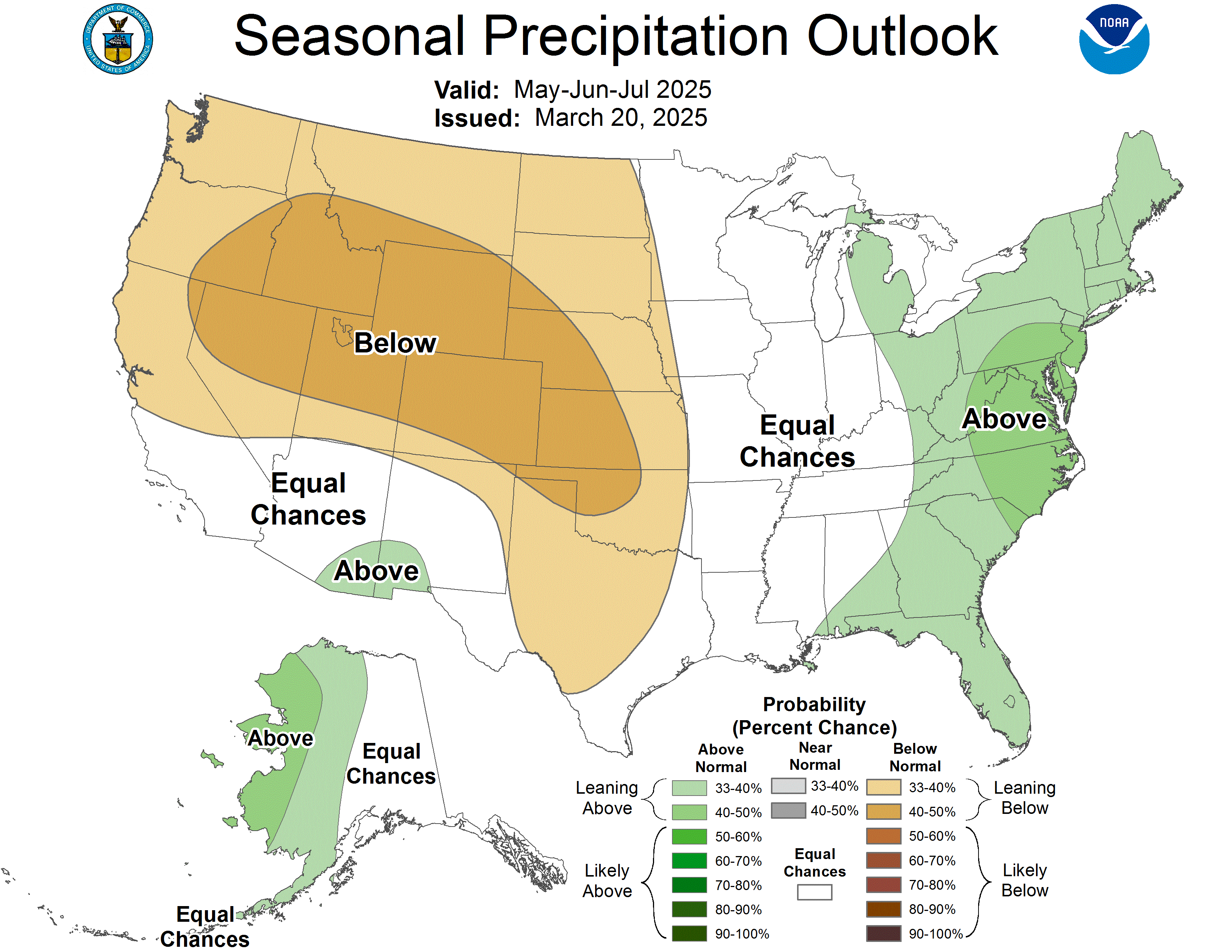 united states 3 month precipitation forecast