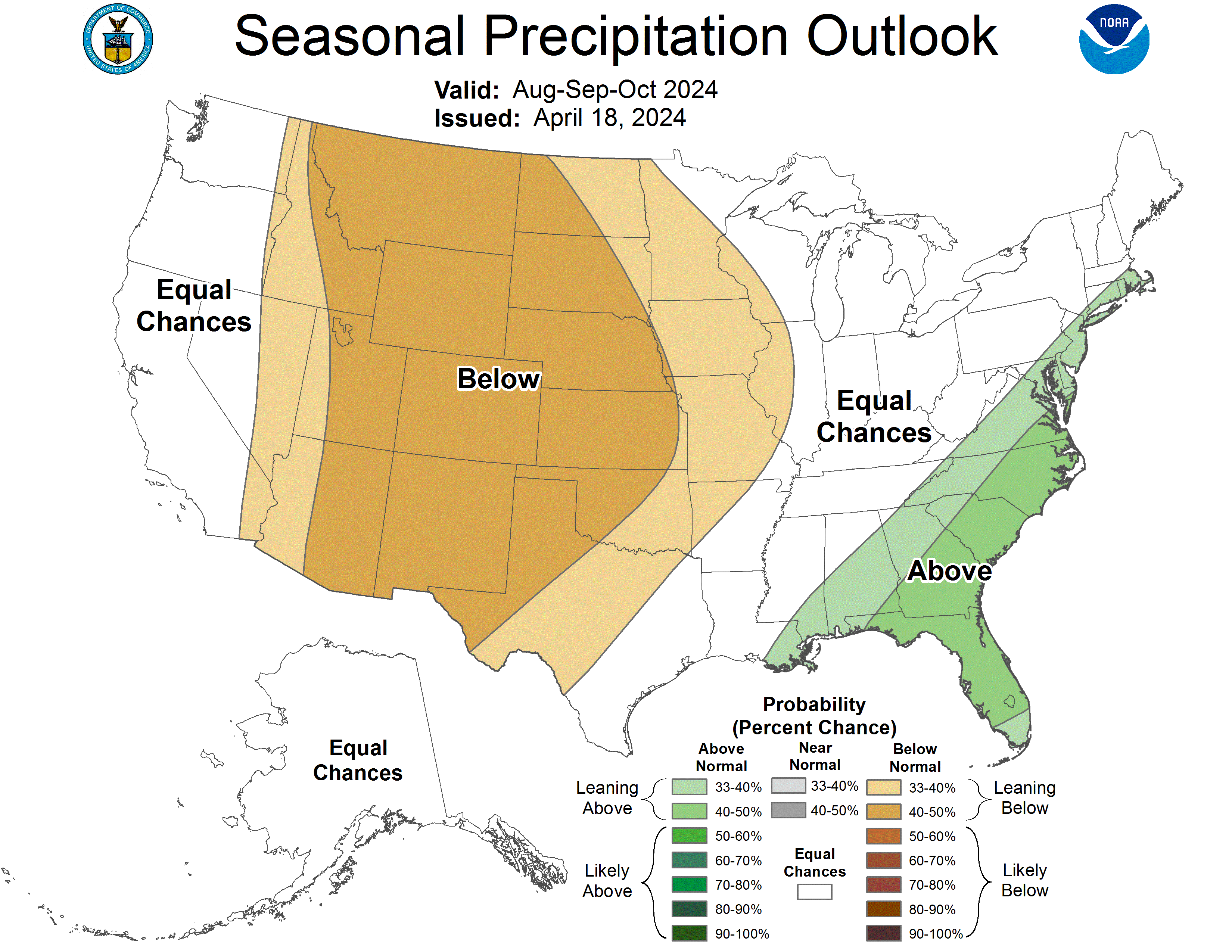 January, February, March Precipitation Probability