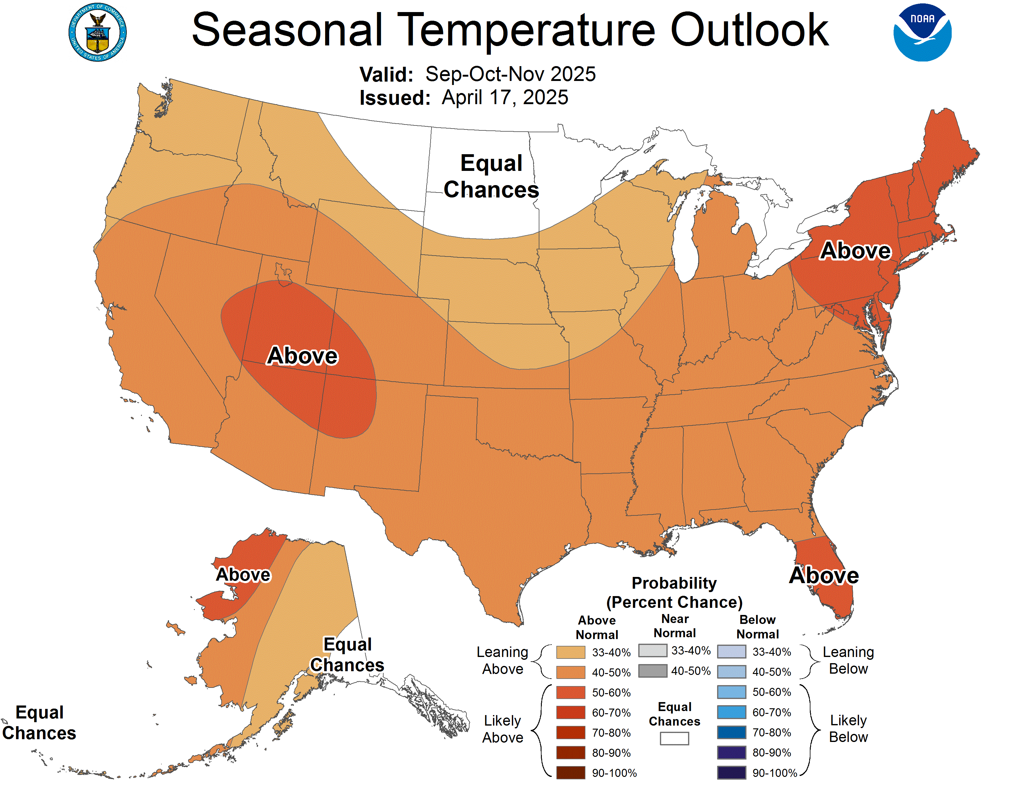 Mid-Range NOAA Temperature Outlook