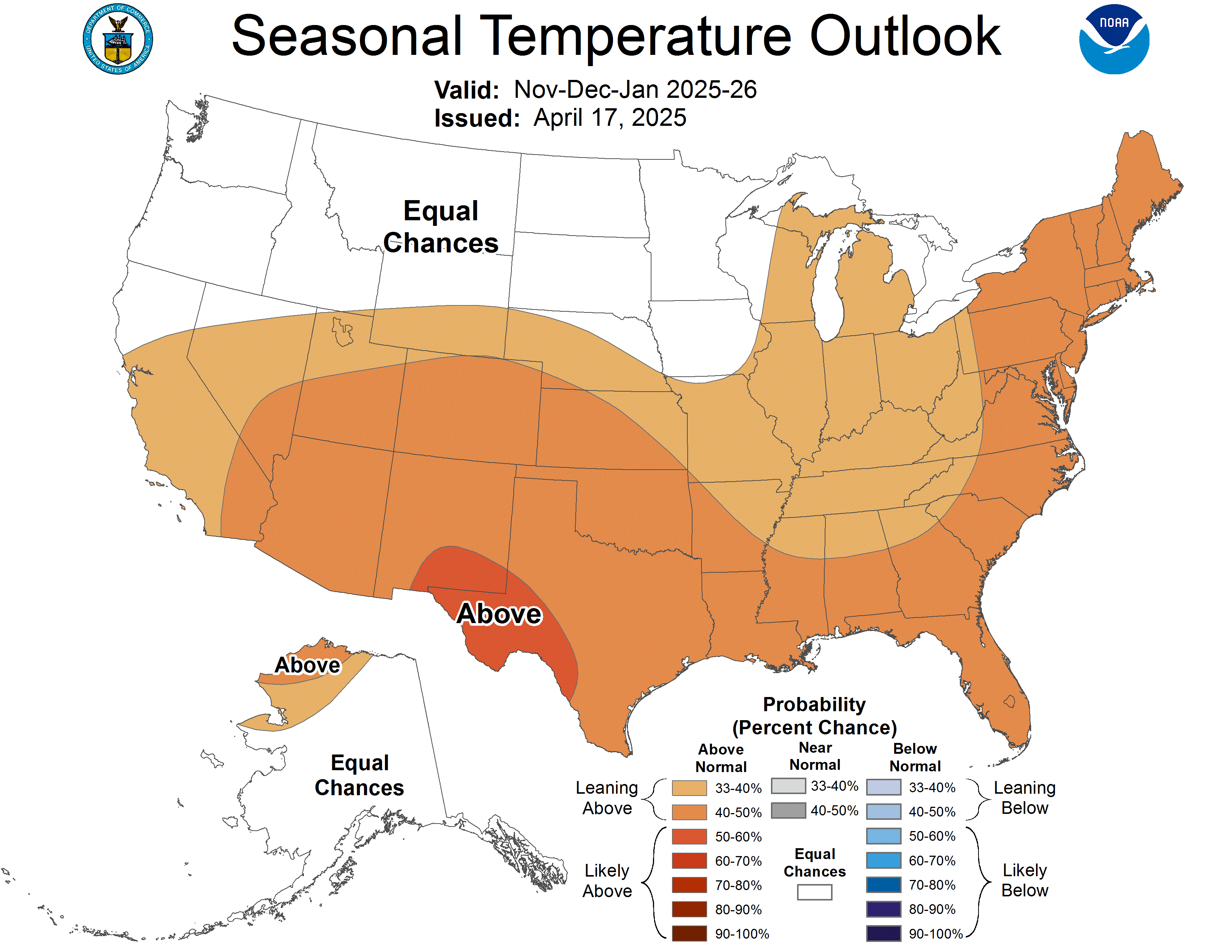 MAM 2016 NOAA Temperature Outlook Issued on July 16, 2015