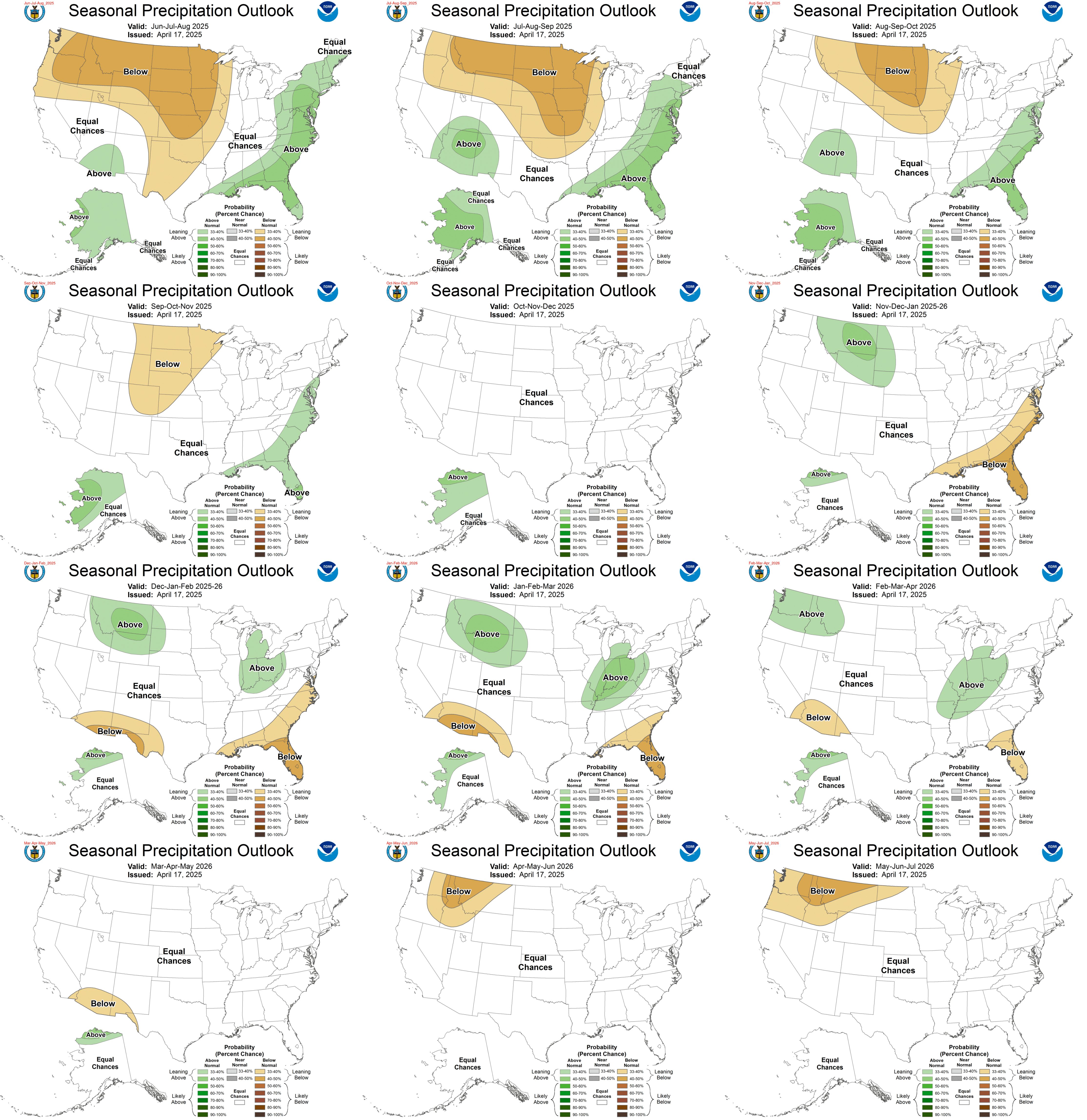 Precipitation Outlooks 