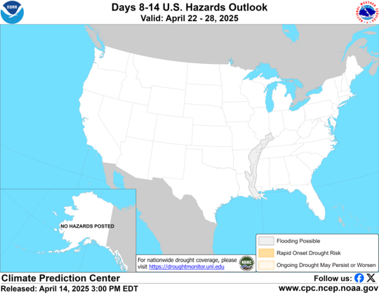 Day 8-14 Hazards Outlook