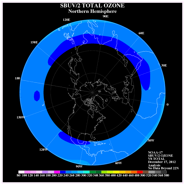 Ozone WOUDC Map