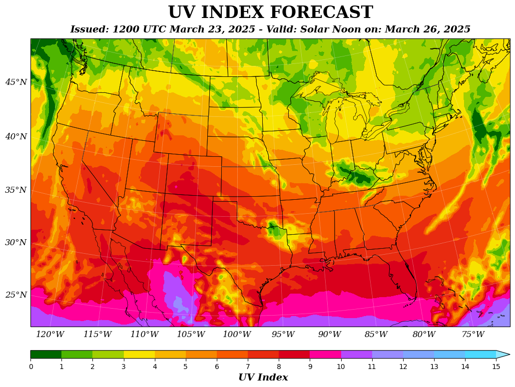 National UV Map