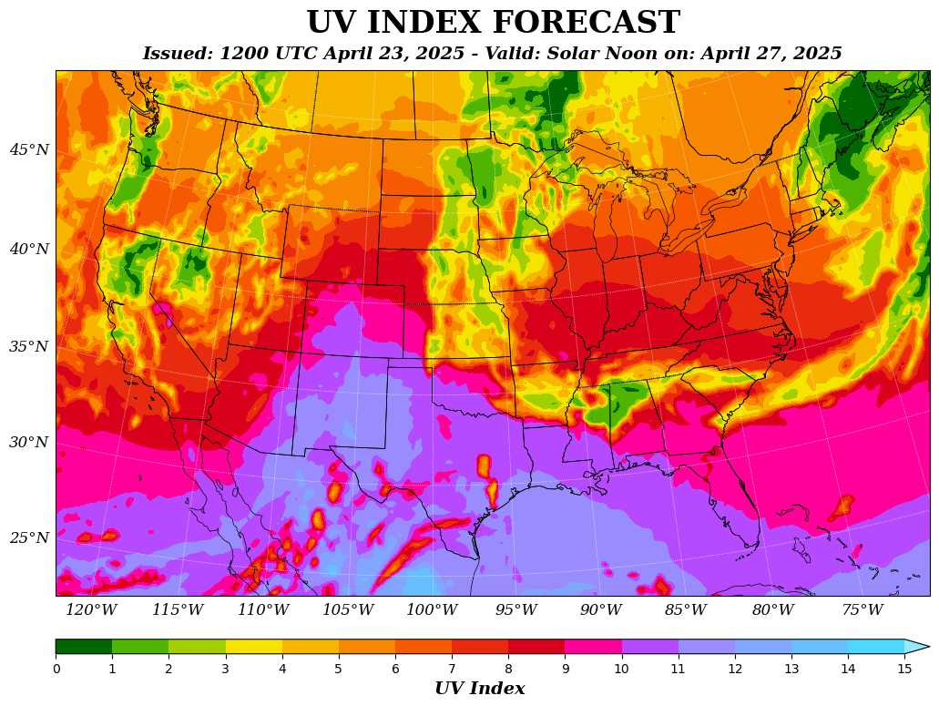 National UV Map