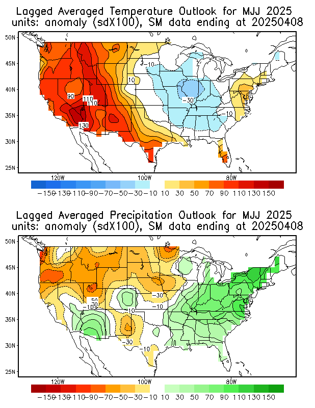 Seasonal Average Temperature and Precipitation Outlook