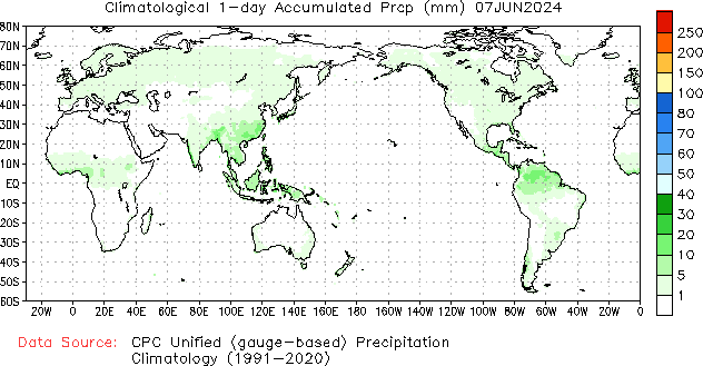 1-day Normal Precipitation (millimeters)