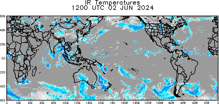 Tropical Pacific Infra Red Temperature Animation