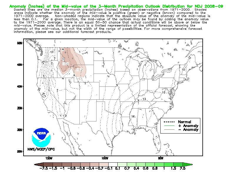 Probability of Exceedance Precipitation Outlook