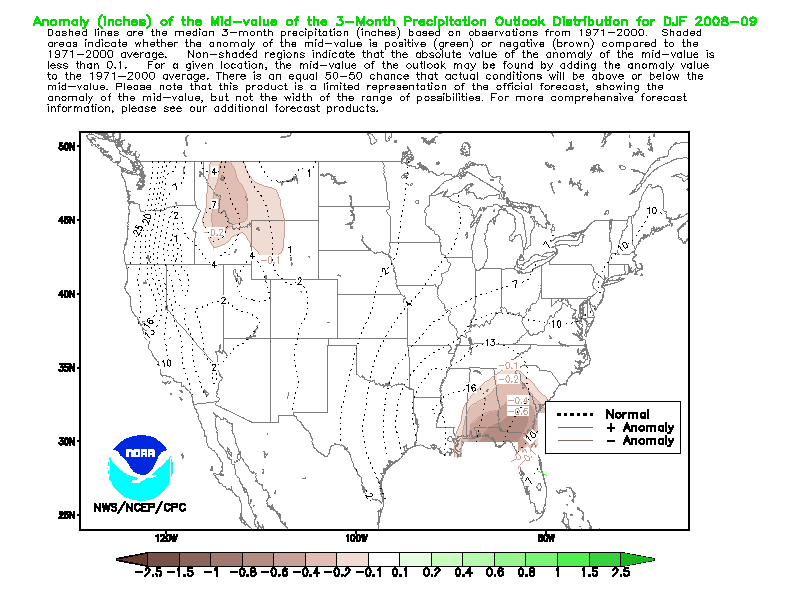 Probability of Exceedance Precipitation Outlook