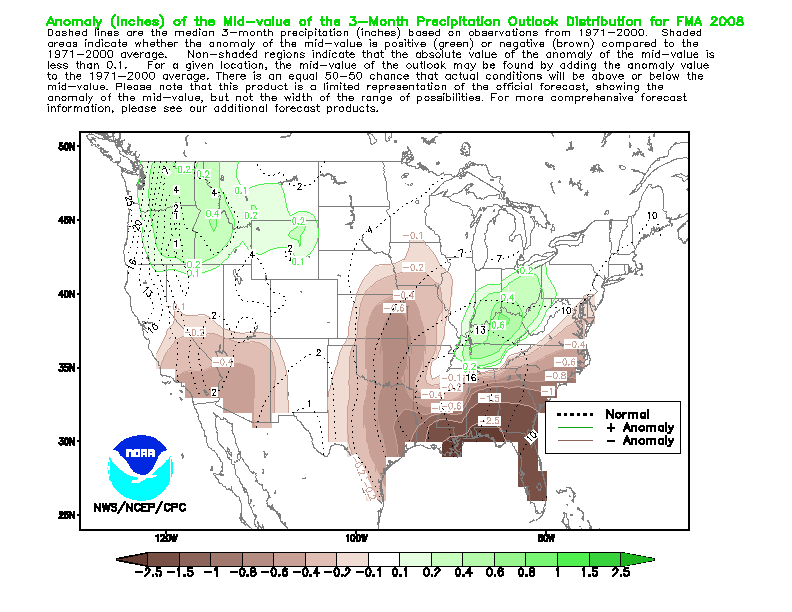 Probability of Exceedance Precipitation Outlook