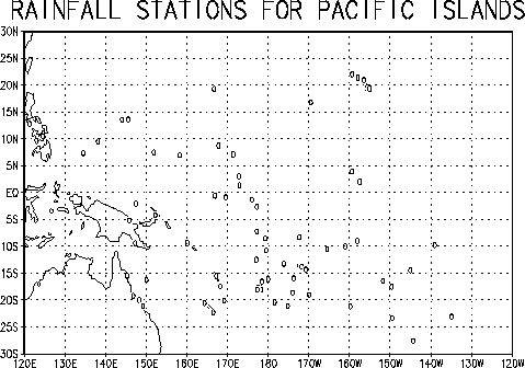 Image Map of Pacific Islands Region