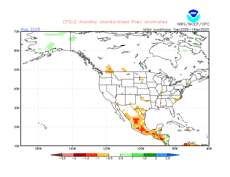 CFSv2 Seasonal Climate Forecasts