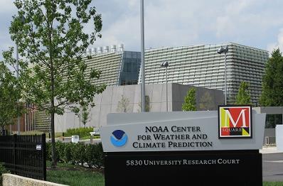 Image of the NCEP National Center for Weather and Climate Prediction, home of the Ocean Prediction Center