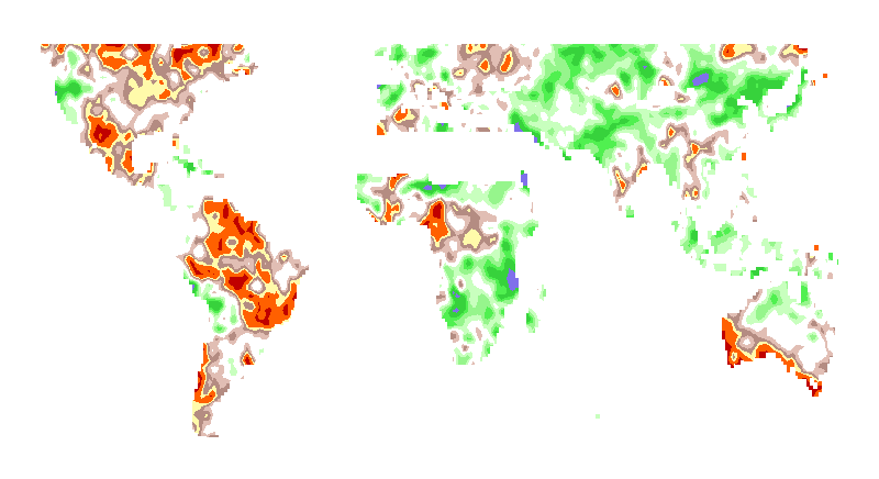 SPI 24 month Ensemble Standardized Precipitation Index Outlook Lead 2