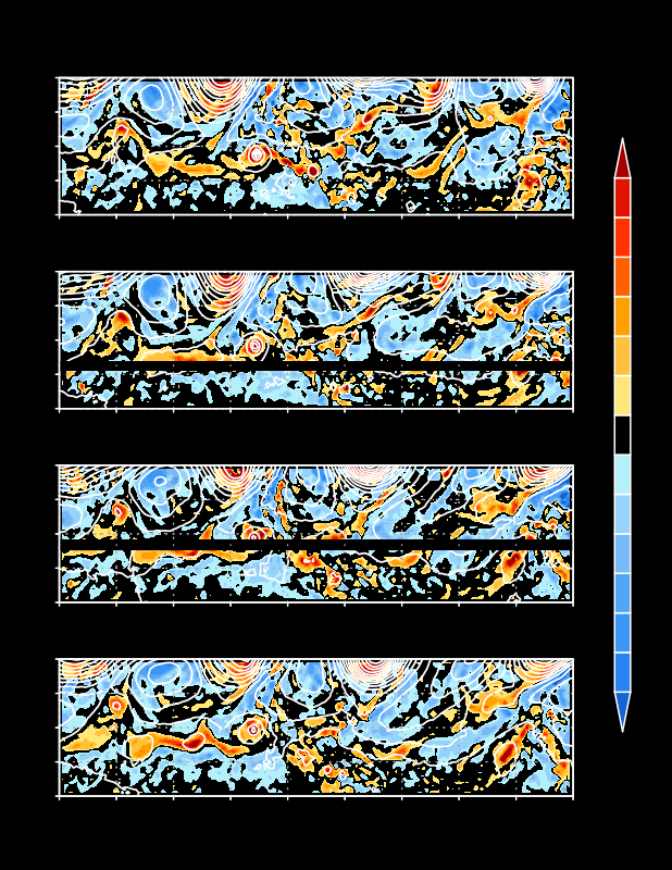 12-Hourly Heights and Vorticity at 600 Hectopascals