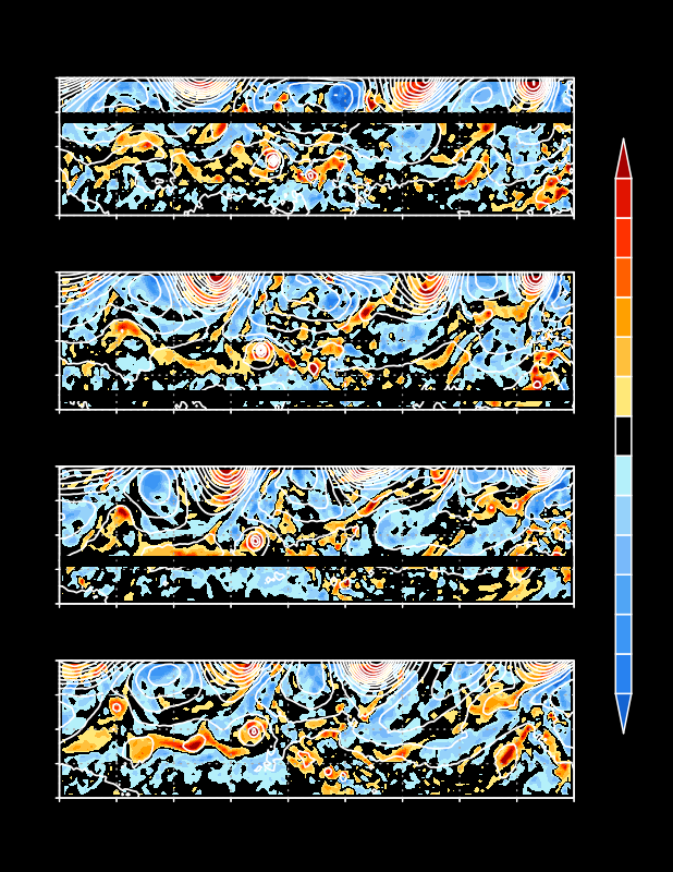 24-Hourly Heights and Vorticity at 600 Hectopascals