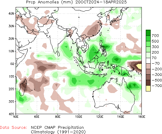 180-Day Anomaly Precipitation (mm)