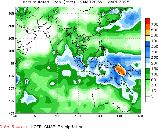 30-Day Total Precipitation (mm)