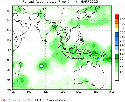 7-Day Total Precipitation (mm)