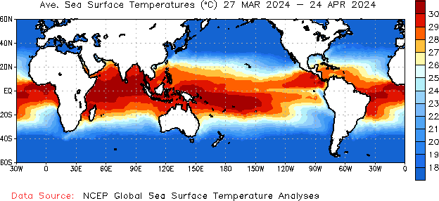 4-Weeks Sea Surface Temperature