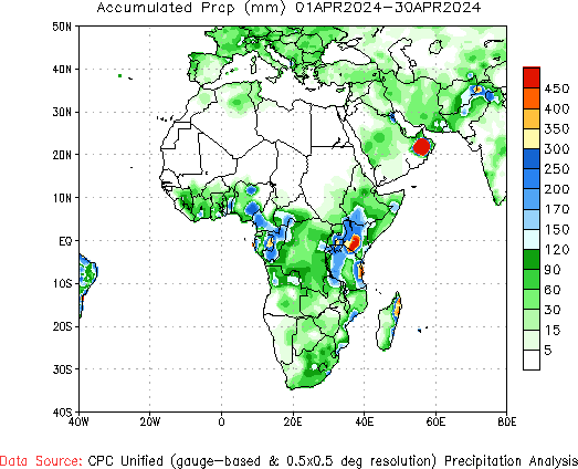 30-Day Total Precipitation (millimeters)