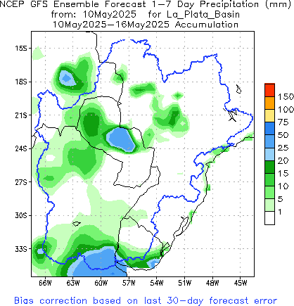 GFS Week 1 Accum Forecast