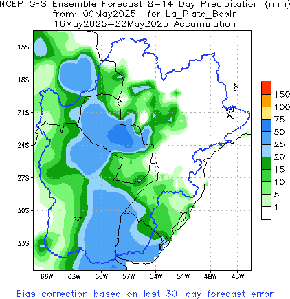 GFS Week 2 Accum Forecast