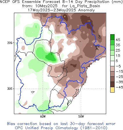 GFS Week 2 Anom Forecast