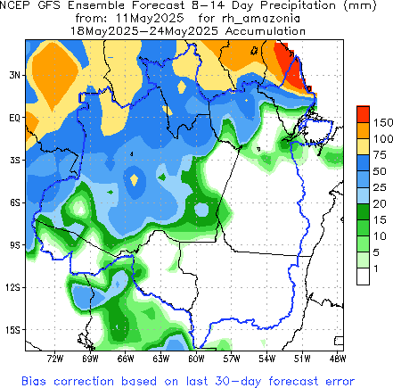 GFS Week 2 Accum Forecast