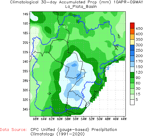 30-Day Normal Precipitation (mm)