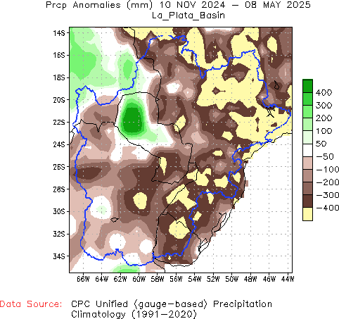 180-Day Anomaly Precipitation (mm)