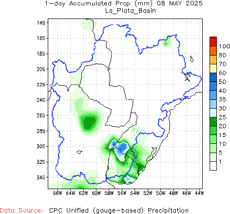 1-Day Total Precipitation (mm)