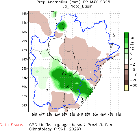 1-Day Anomaly Precipitation (mm)