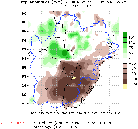 30-Day Anomaly Precipitation (mm)