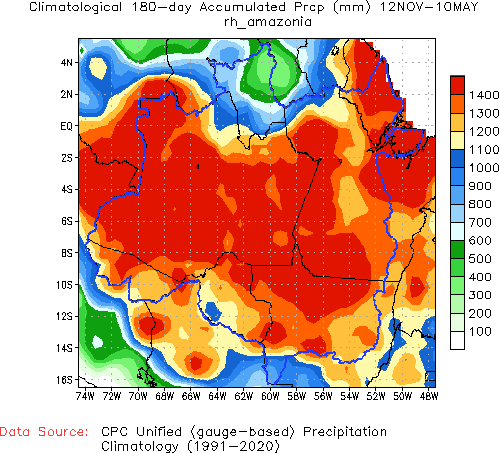 180-Day Normal Precipitation (mm)