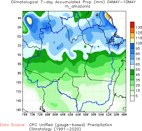 7-Day Normal Precipitation (mm)