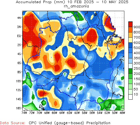 90-Day Total Precipitation (mm)